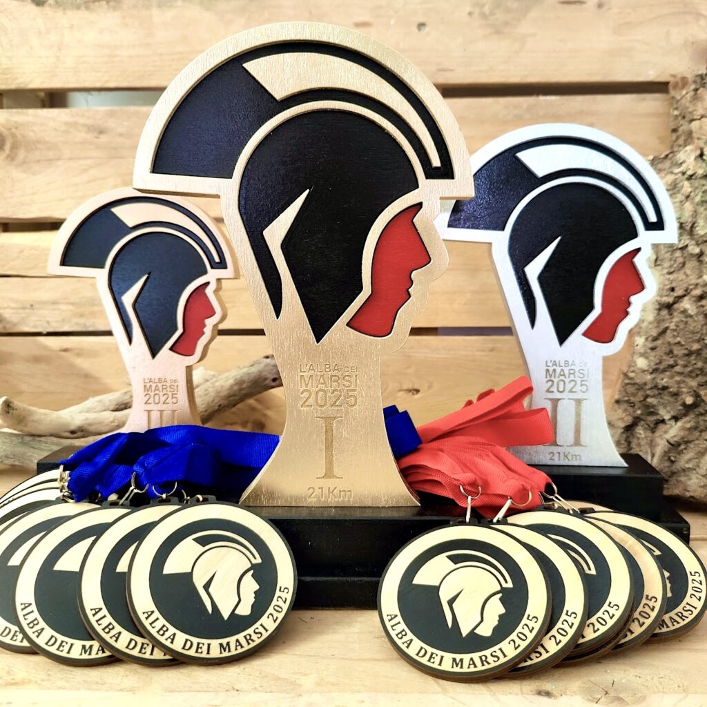 Targhe personalizzate eleganti in legno e metallo per premiazioni